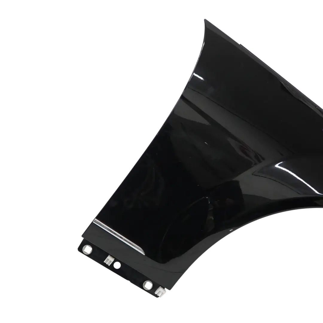 Mercedes W204 Side Panel Wing Front Right O/S Fender Obsidian Black - 197