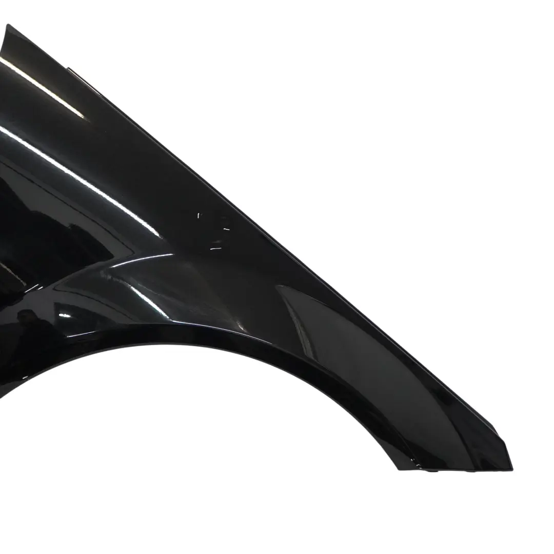 Mercedes W204 Side Panel Wing Front Right O/S Fender Obsidian Black - 197