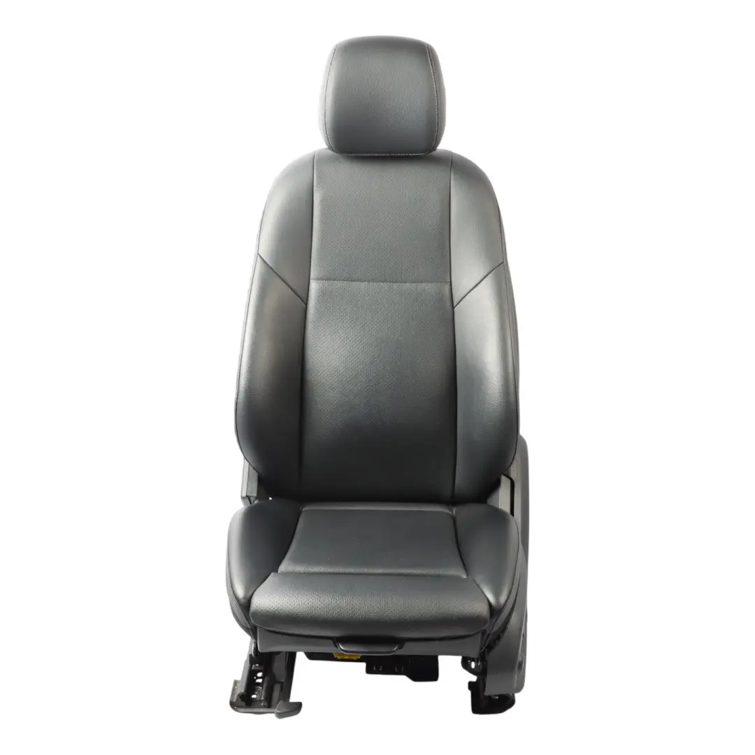 Mercedes W205 Front Seat Left N/S Heated Interior Imitation Leather Black