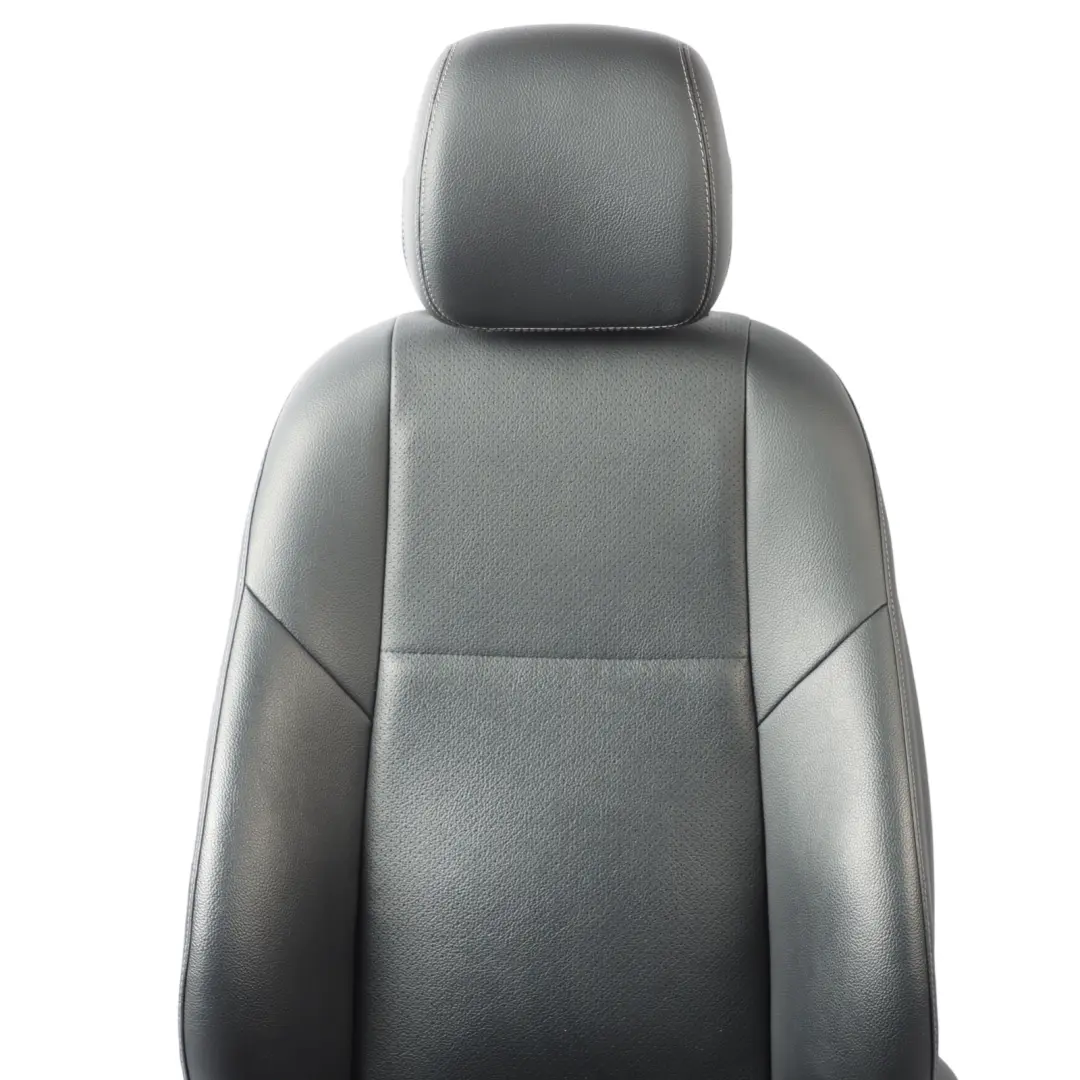 Mercedes W205 Front Seat Left N/S Heated Interior Imitation Leather Black