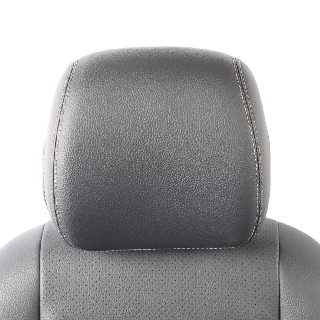 Mercedes W205 Front Seat Left N/S Heated Interior Imitation Leather Black