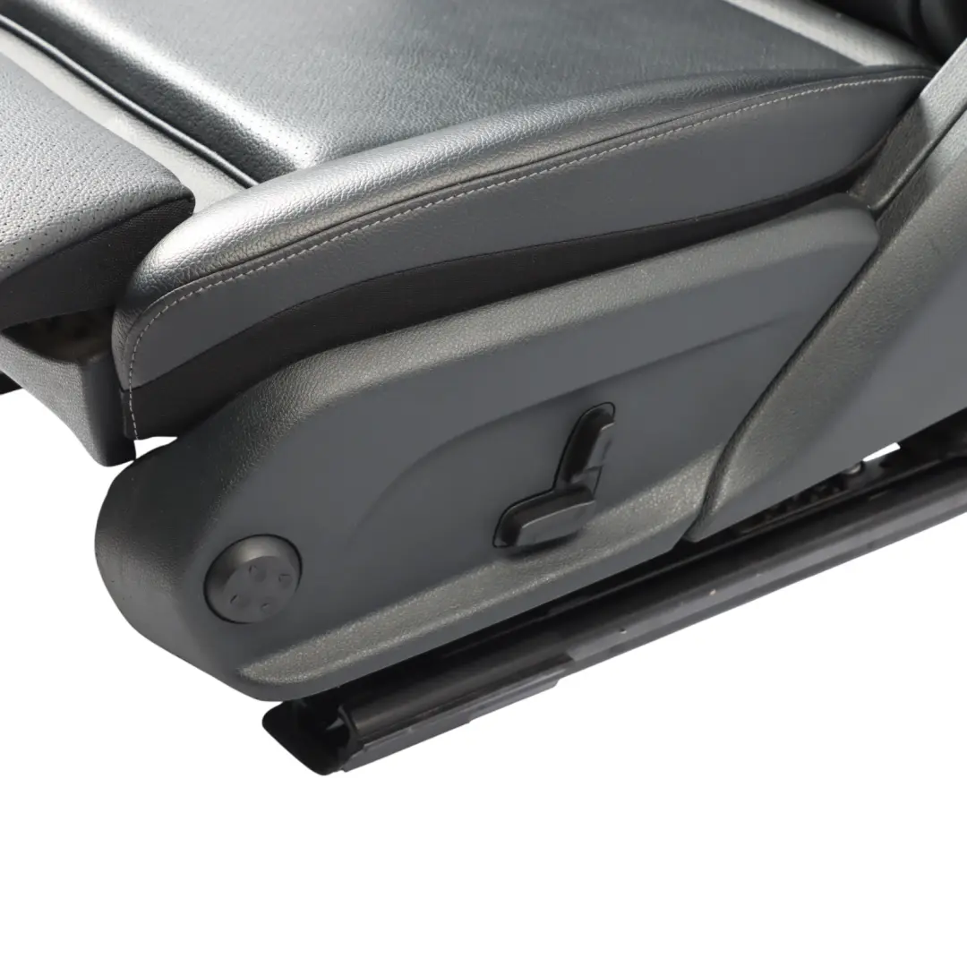 Mercedes W205 Front Seat Left N/S Heated Interior Imitation Leather Black