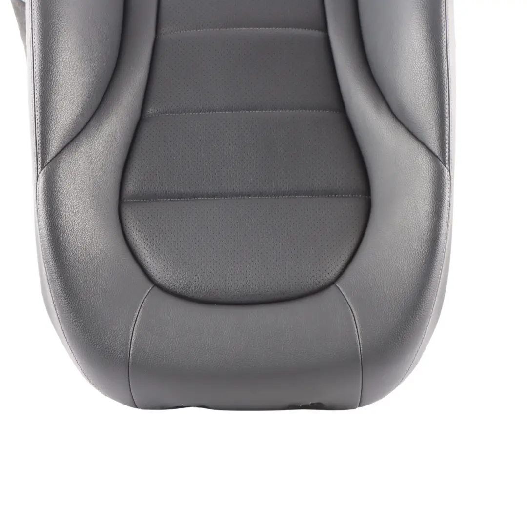 Mercedes W205 Front Seat Backrest Left N/S Interior Imitation Leather Black 