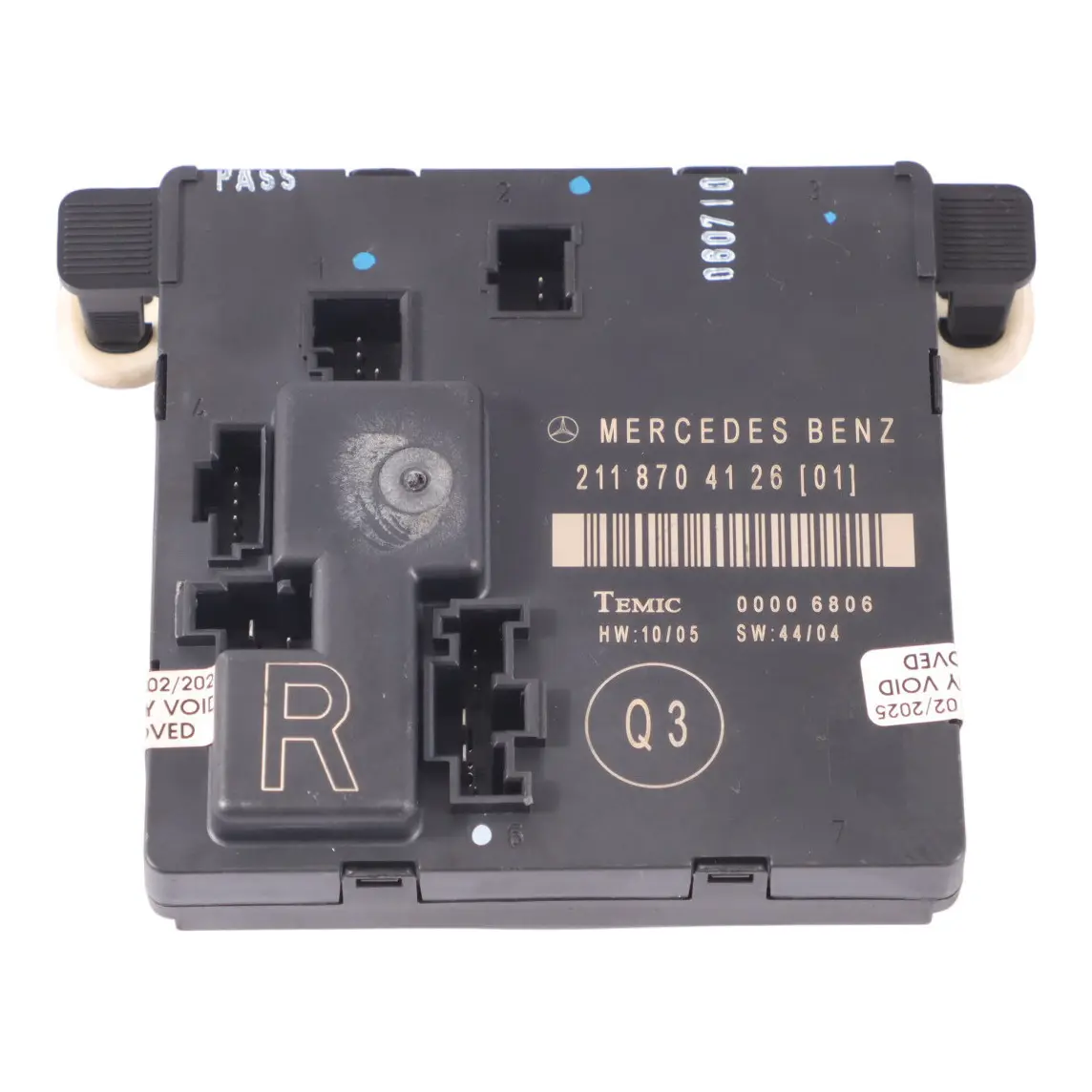 Mercedes W221 Módulo control puerta trasera derecha A2118704126