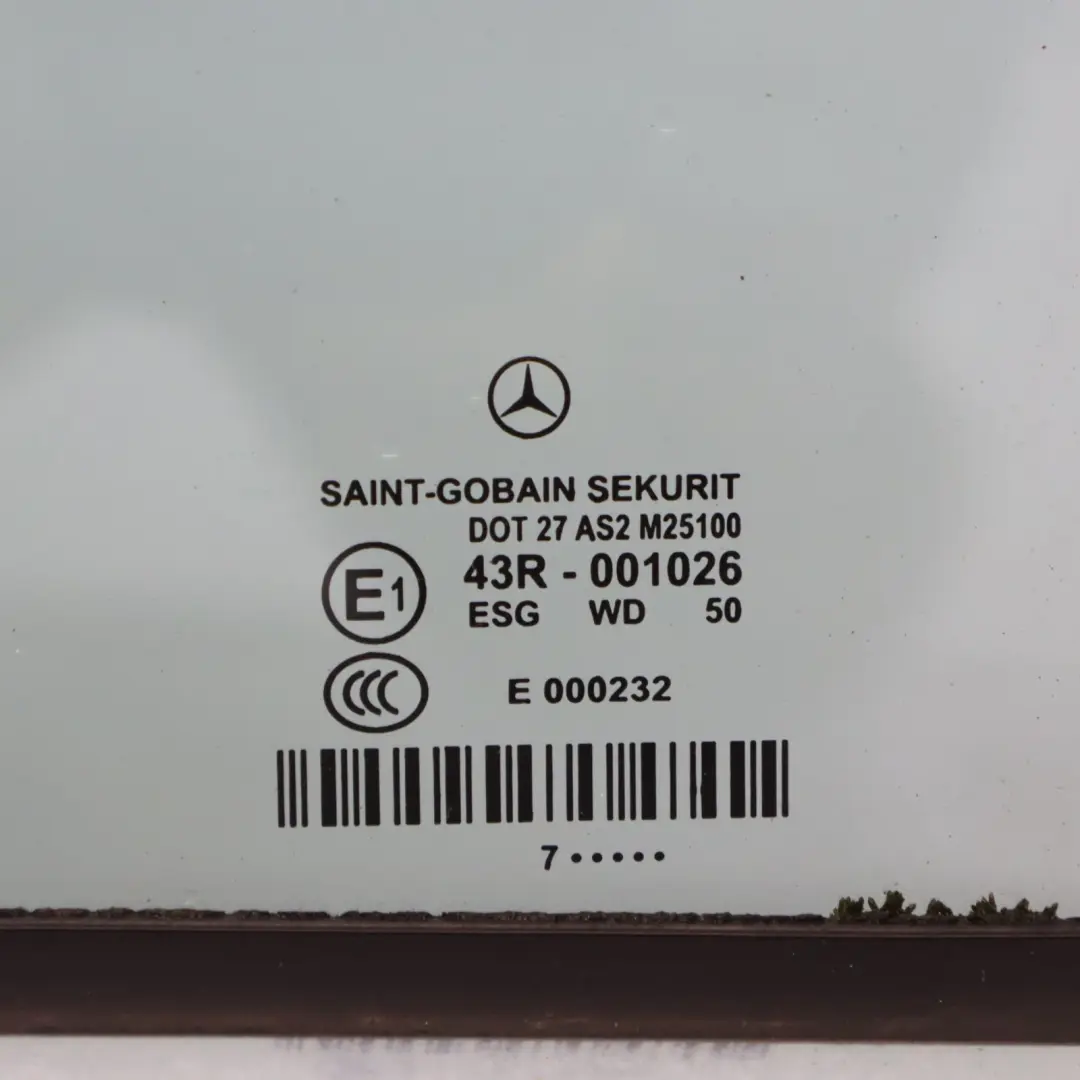 Mercedes W219 CLS Door Front Left N/S Obsidian Black Metallic - 197