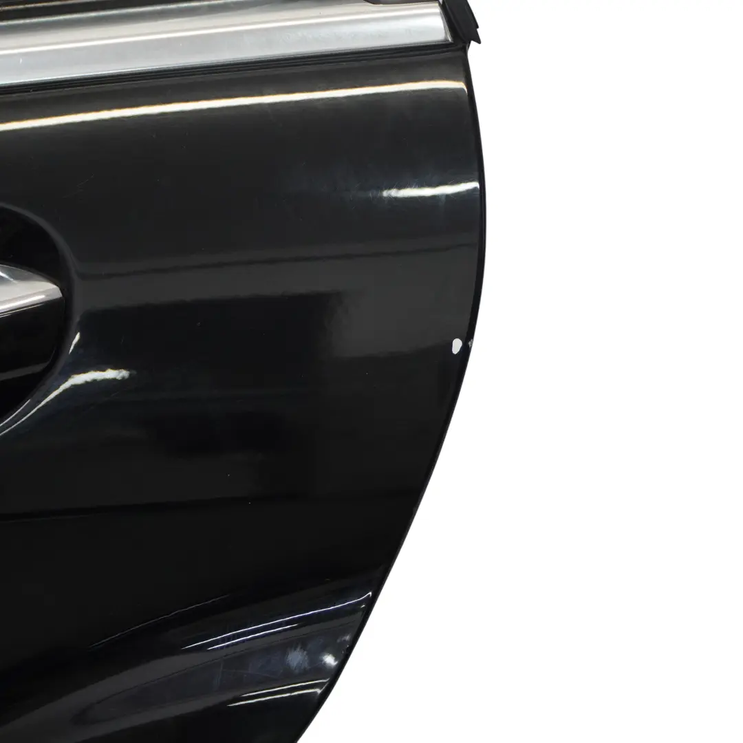 Mercedes W221 Long Rear Left Door N/S Door Covering Schwarz Black - 040