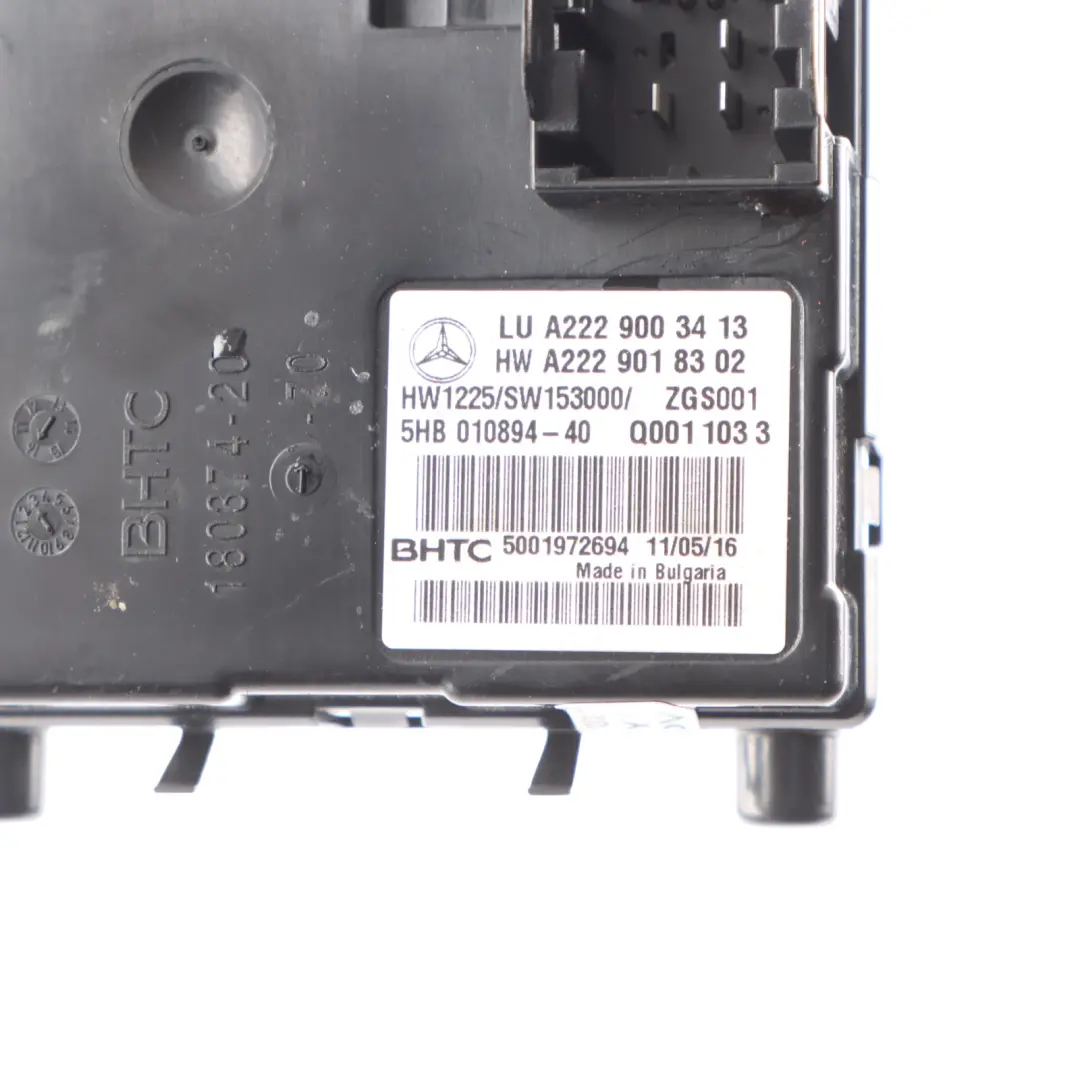 Air Conditioning Module Mercedes W205 W222 W253 A/C Control Unit A2229003413