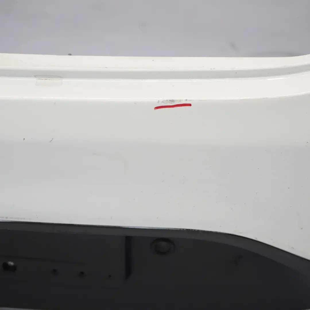 Mercedes C253 Rear Bumper Trim Panel AMG Covering Polar White - 149