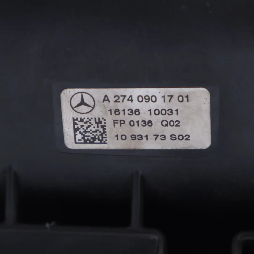 Mercedes W204 Silenciador Admisión Aire Carcasa Del Filtro Manguera A2740901701