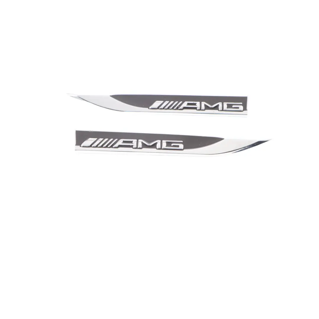 Mercedes W204 AMG Logo Emblem Badge Set