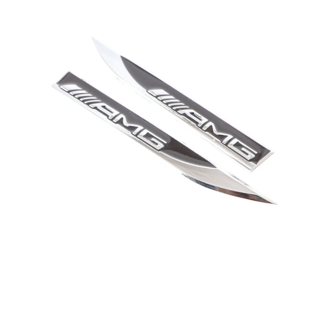 Mercedes W204 AMG Logo Emblem Badge Set