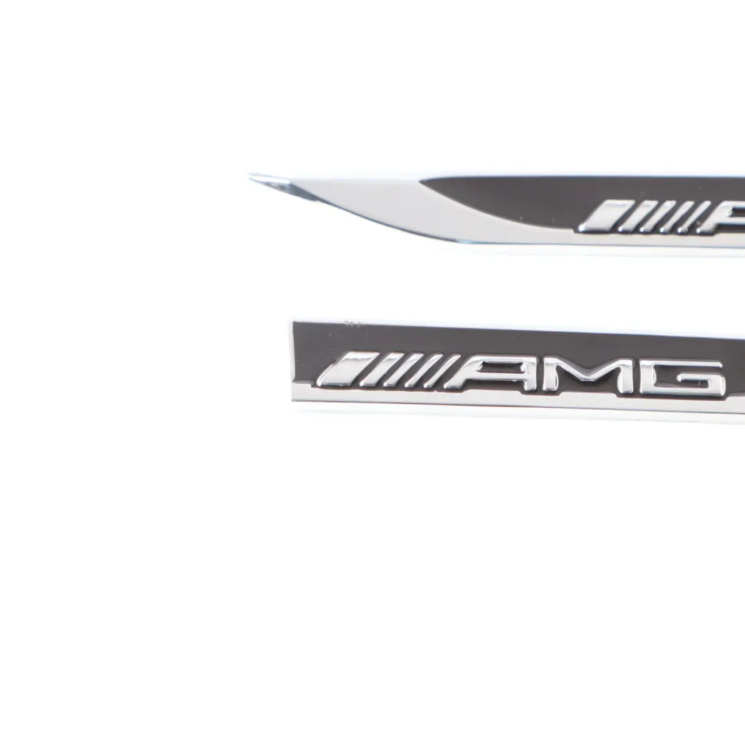 Mercedes W204 AMG Logo Emblem Badge Set