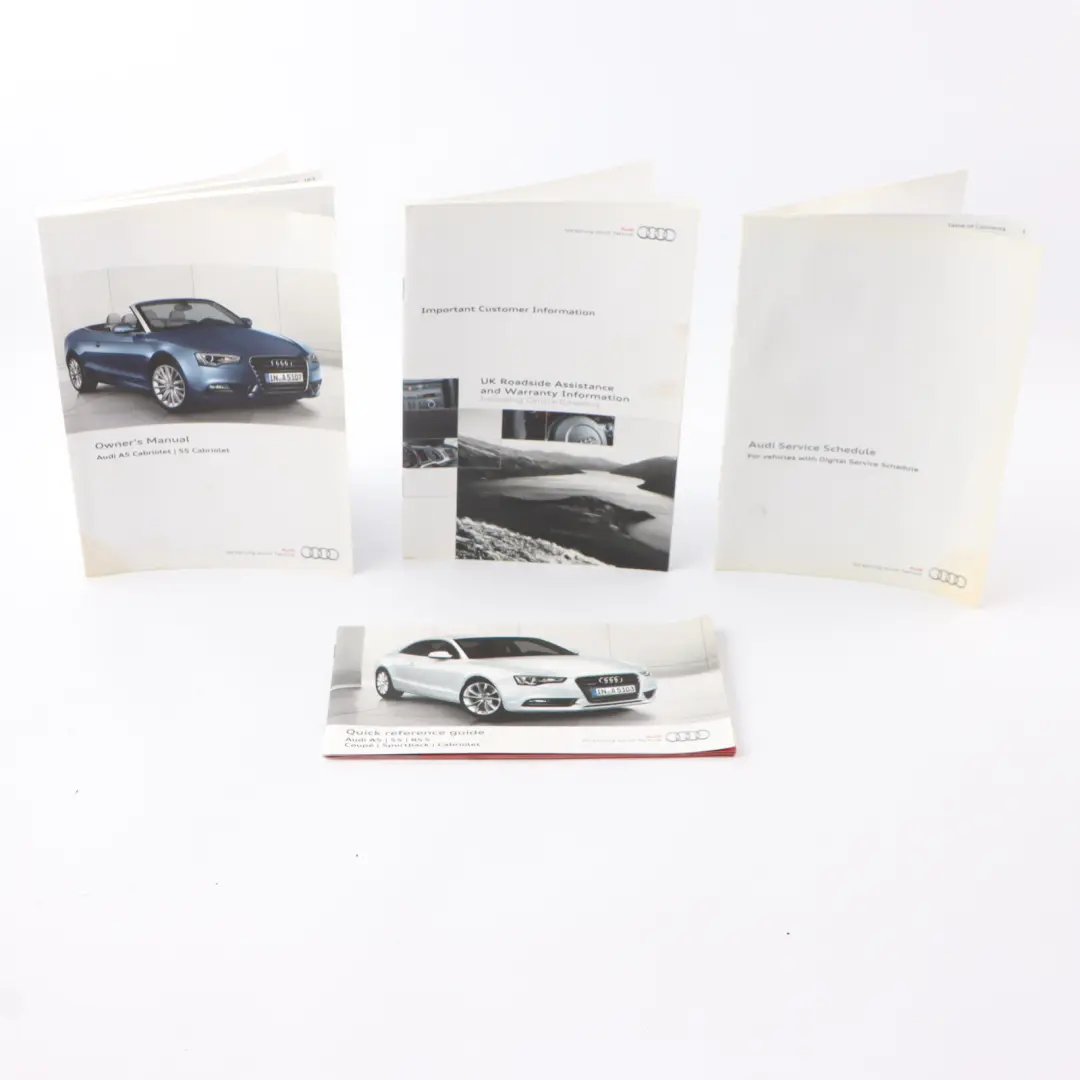 Audi Service Booklet Book Set Pouch Case Wallet