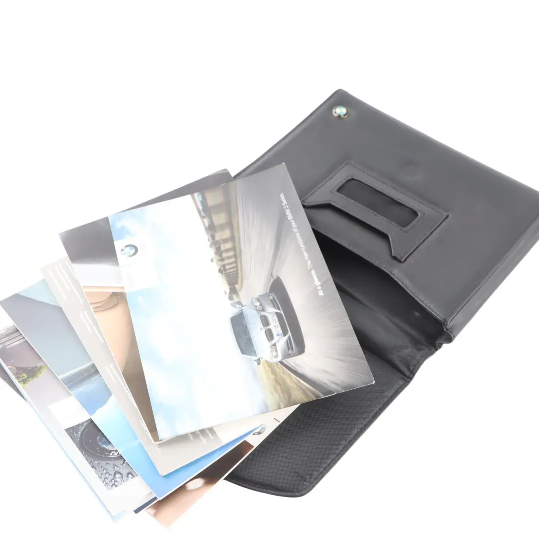 BMW E90 E91 Service Booklet Owner's Handbook Case Pouch Wallet Set