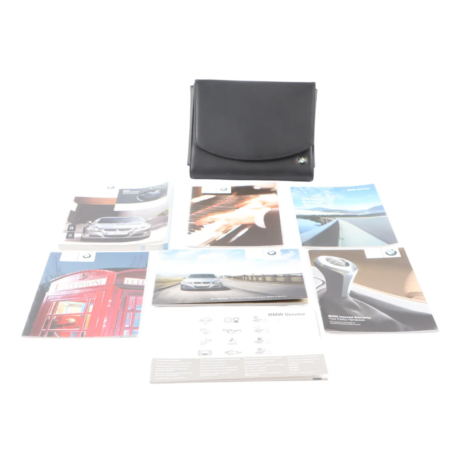 BMW E90 E91 Service Booklet Owner's Handbook Case Pouch Wallet Set