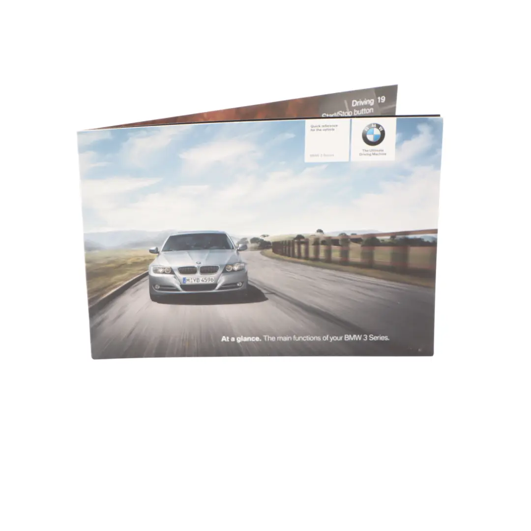 BMW E90 E91 Service Booklet Owner's Handbook Case Pouch Wallet Set