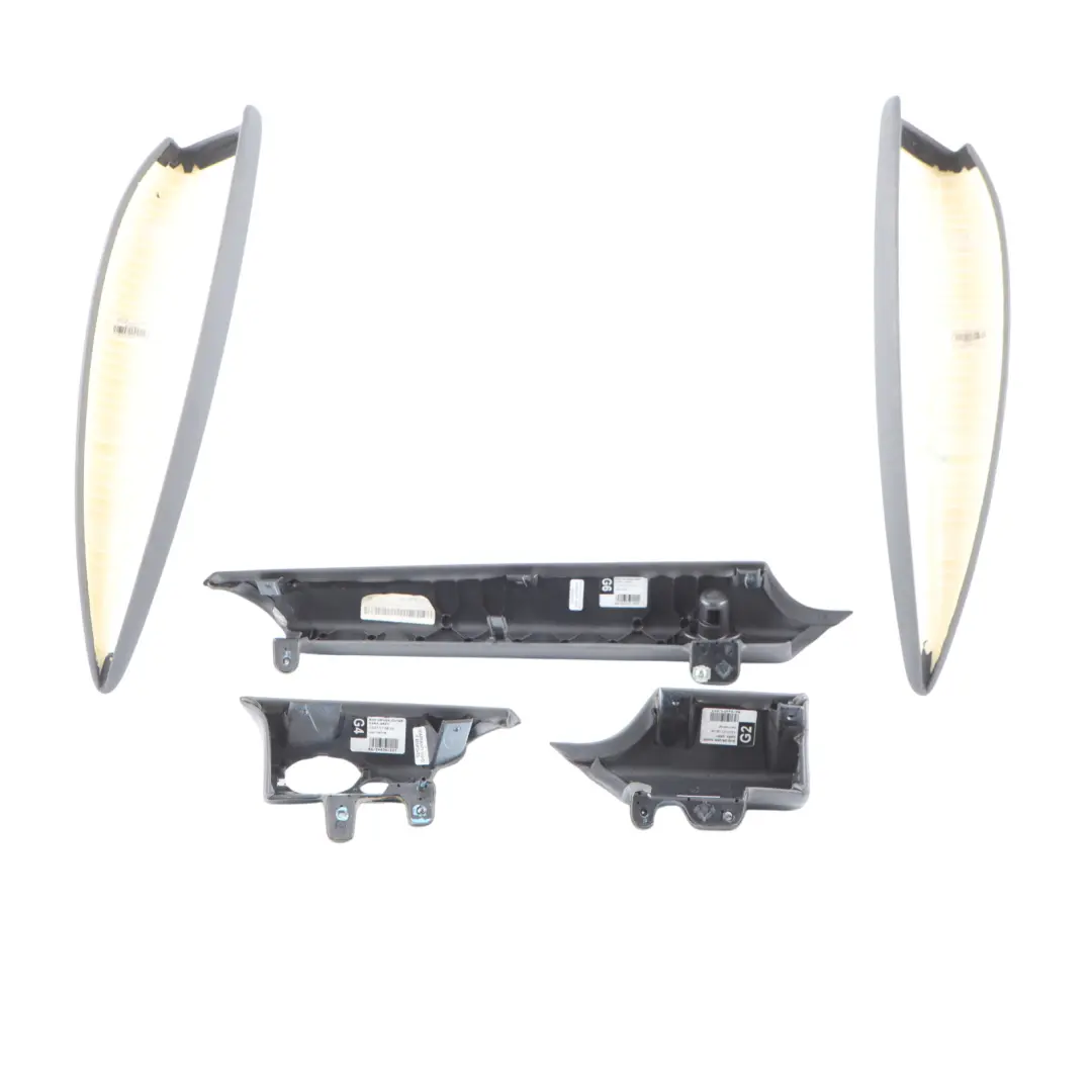 Mini Cooper One 2 R56 Dashboard Dash Lower Trim Set Kit Dark Grey Plastic