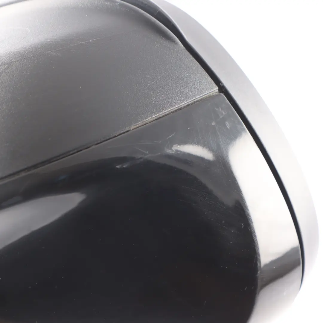 Wing Mirror Door BMW X1 E84 Heated Right Outside O/S Schwarz 2 Black 668