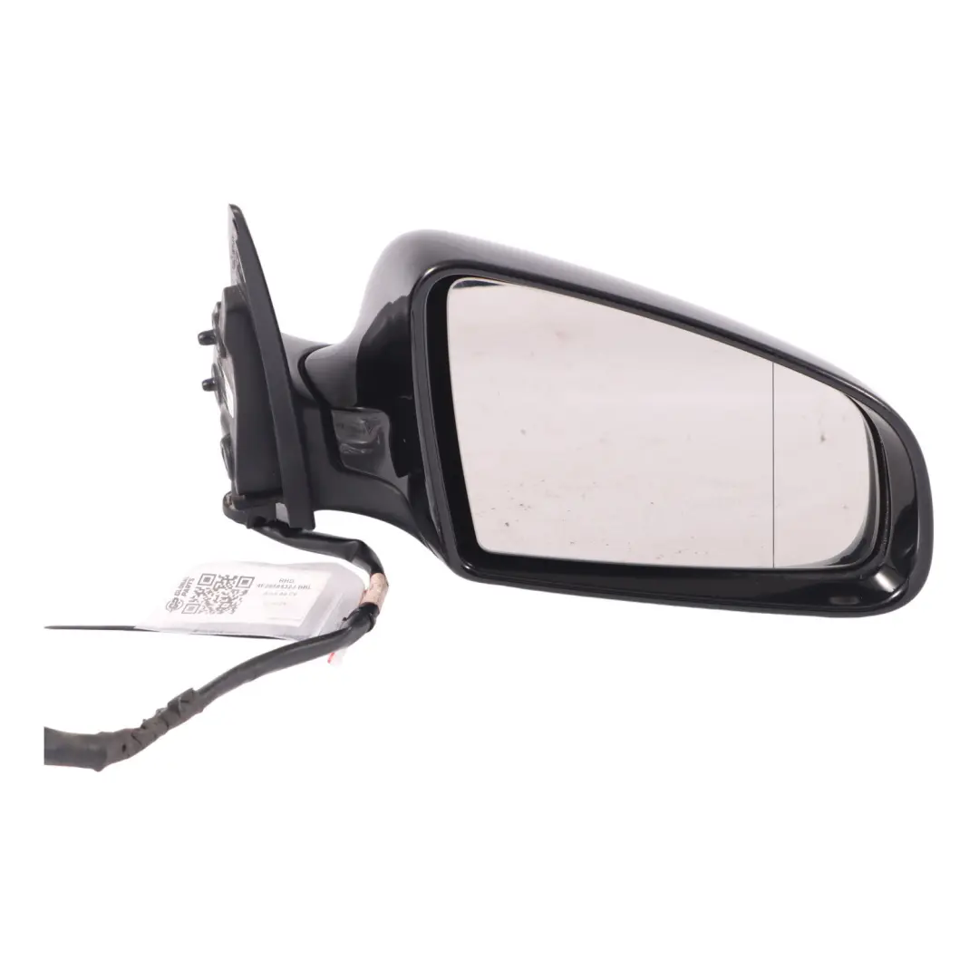 Audi A6 C6 Mirror Wing Side View Right O/S Door Brilliant Black Y9B A1668109800