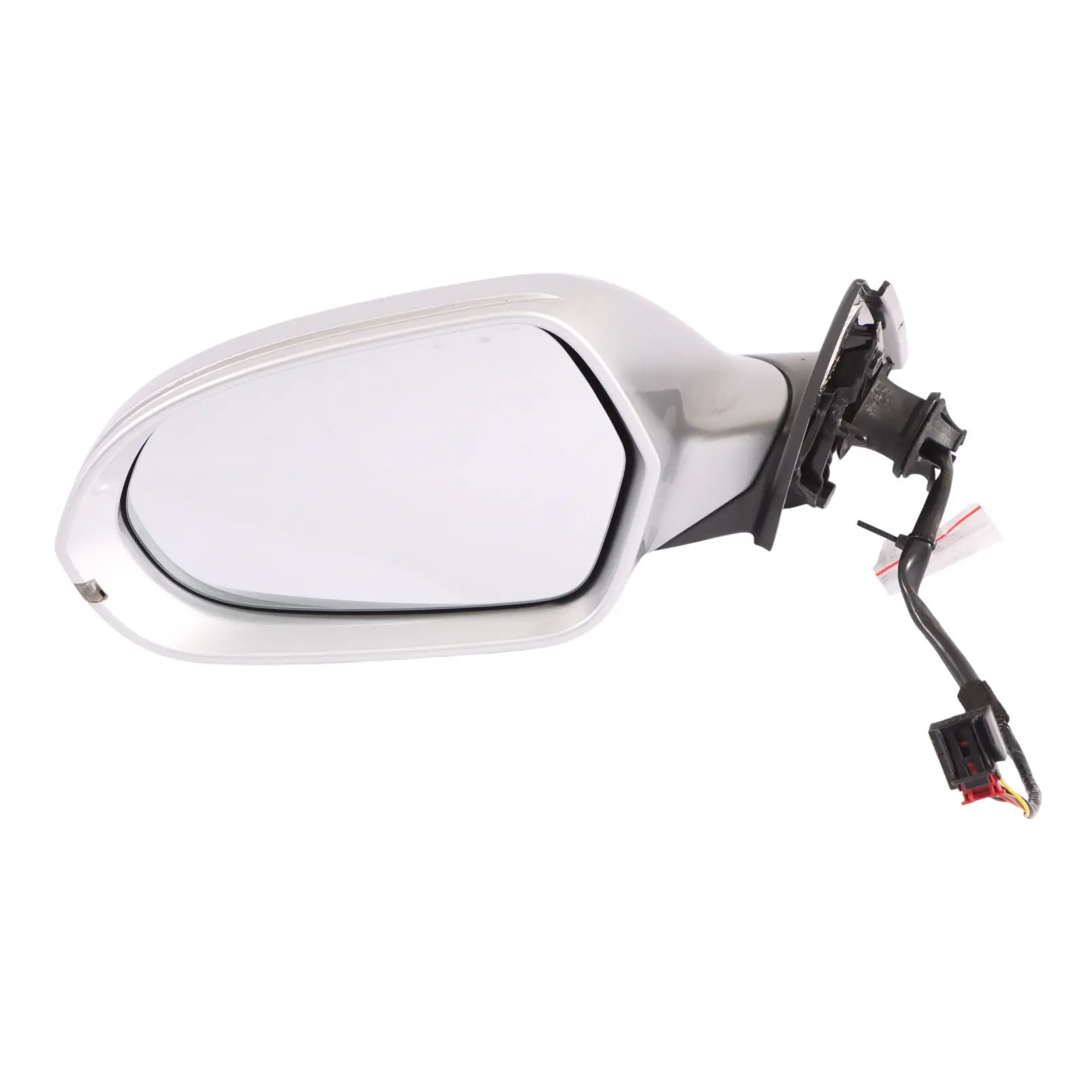 Audi A6 C7 Front Mirror Wing Door Electric Power Left N/S Ice Silver - X7W