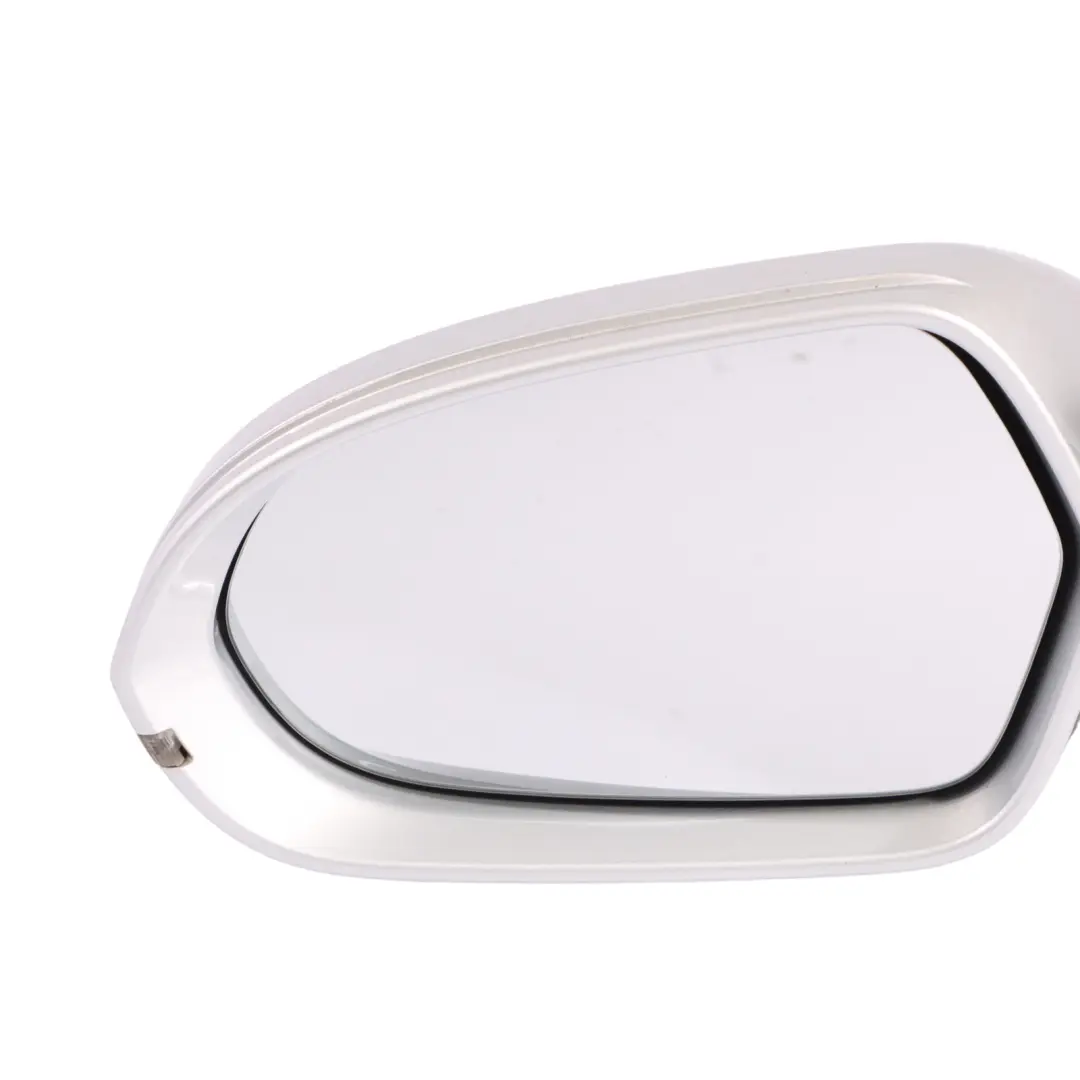 Audi A6 C7 Front Mirror Wing Door Electric Power Left N/S Ice Silver - X7W