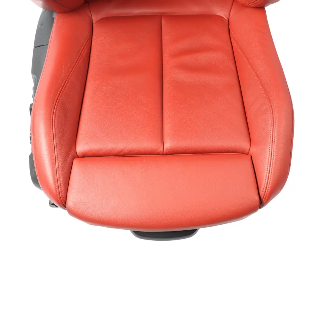 BMW F22 Coupe Seat Front Right O/S Sport Heated Memory Leather Dakota Coral Red 