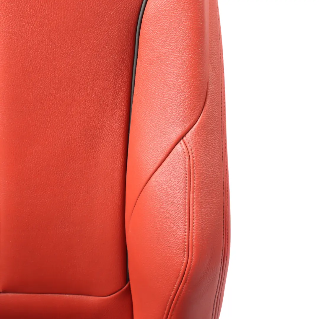 BMW F22 Coupe Seat Front Right O/S Sport Heated Memory Leather Dakota Coral Red 