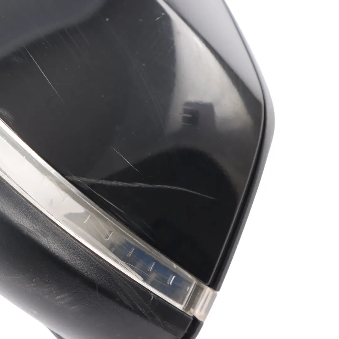 BMW F30 F31 Heated Left Wing Mirror N/S Schwarz 2 Black 668