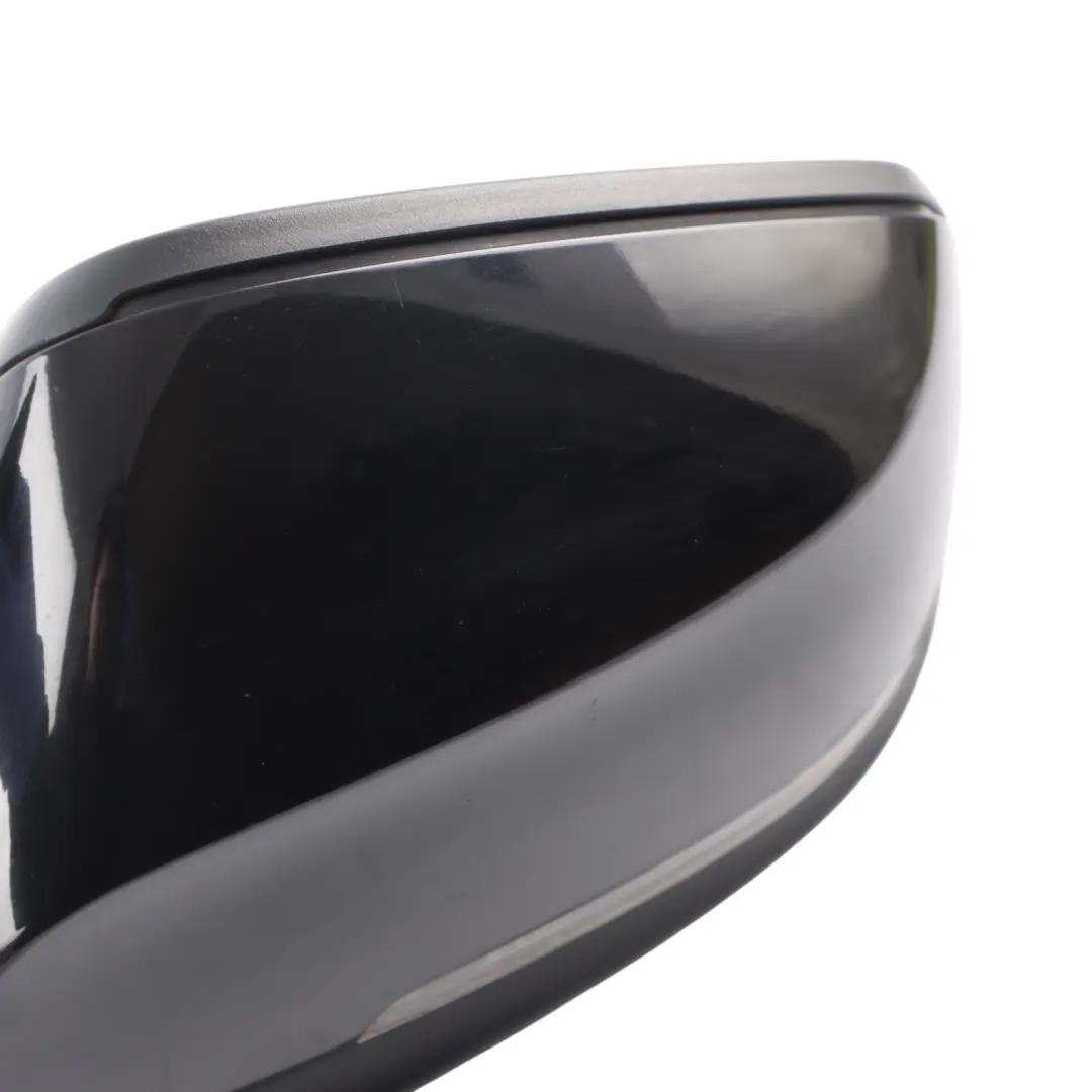 BMW F30 F31 Heated Left Wing Mirror N/S Schwarz 2 Black 668