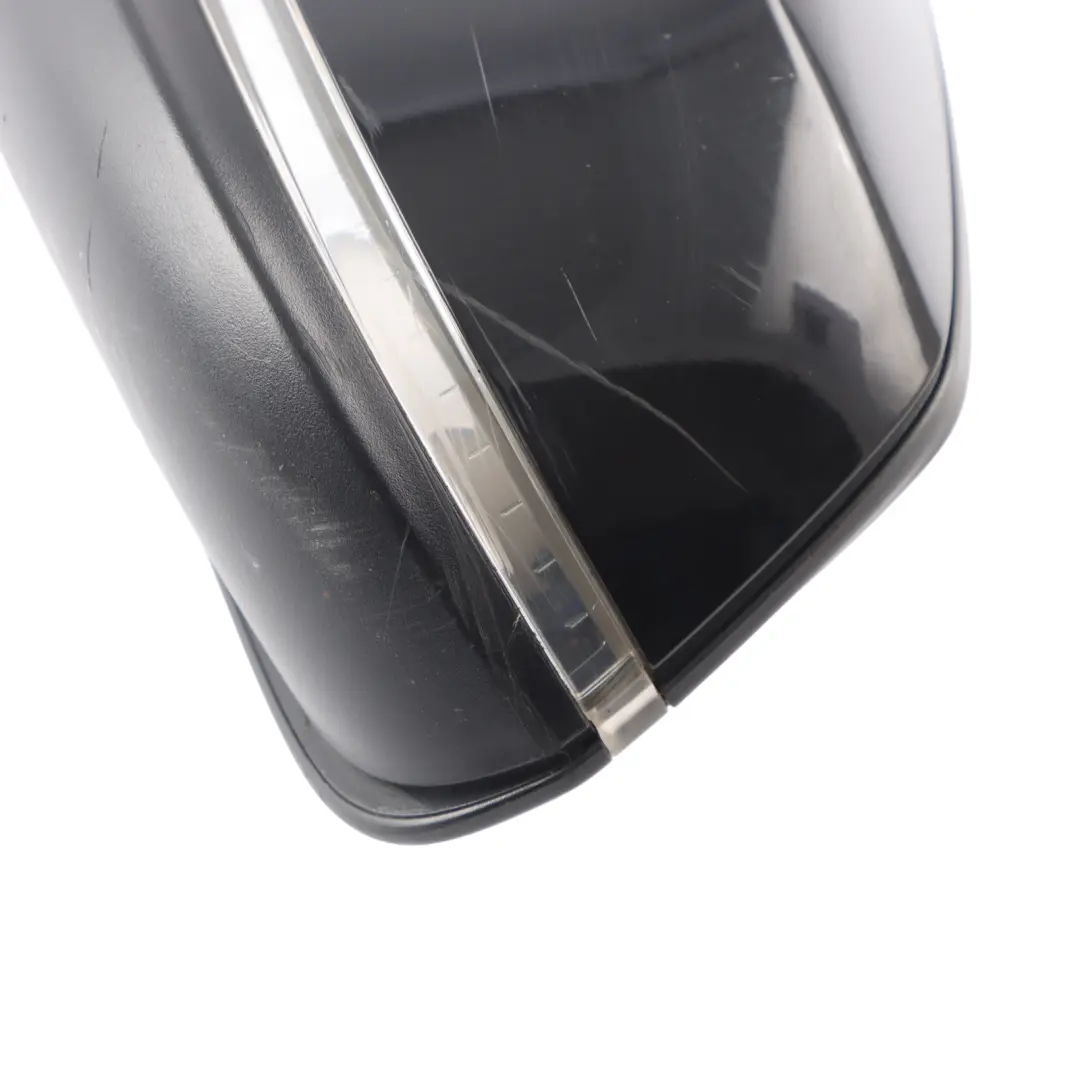 BMW F30 F31 Heated Left Wing Mirror N/S Schwarz 2 Black 668