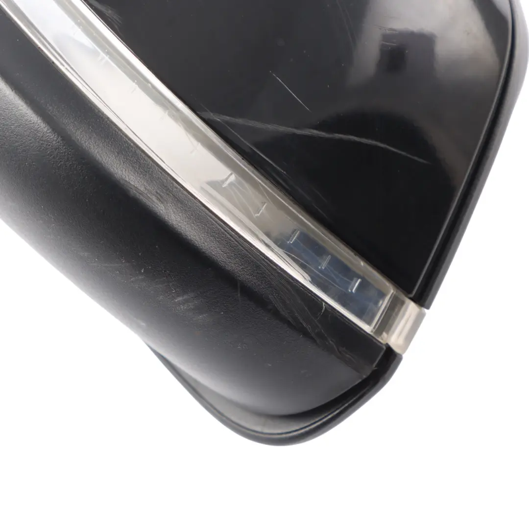 BMW F30 F31 Heated Left Wing Mirror N/S Schwarz 2 Black 668