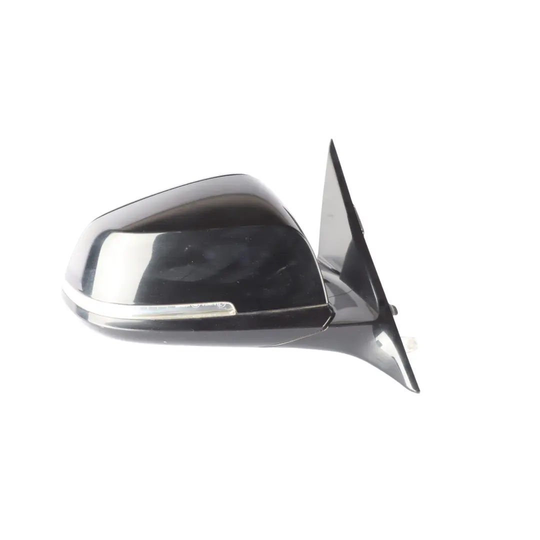 Wing Mirror BMW F30 F31 1 High Gloss M Sport Heated Right O/S Door Black 7345660