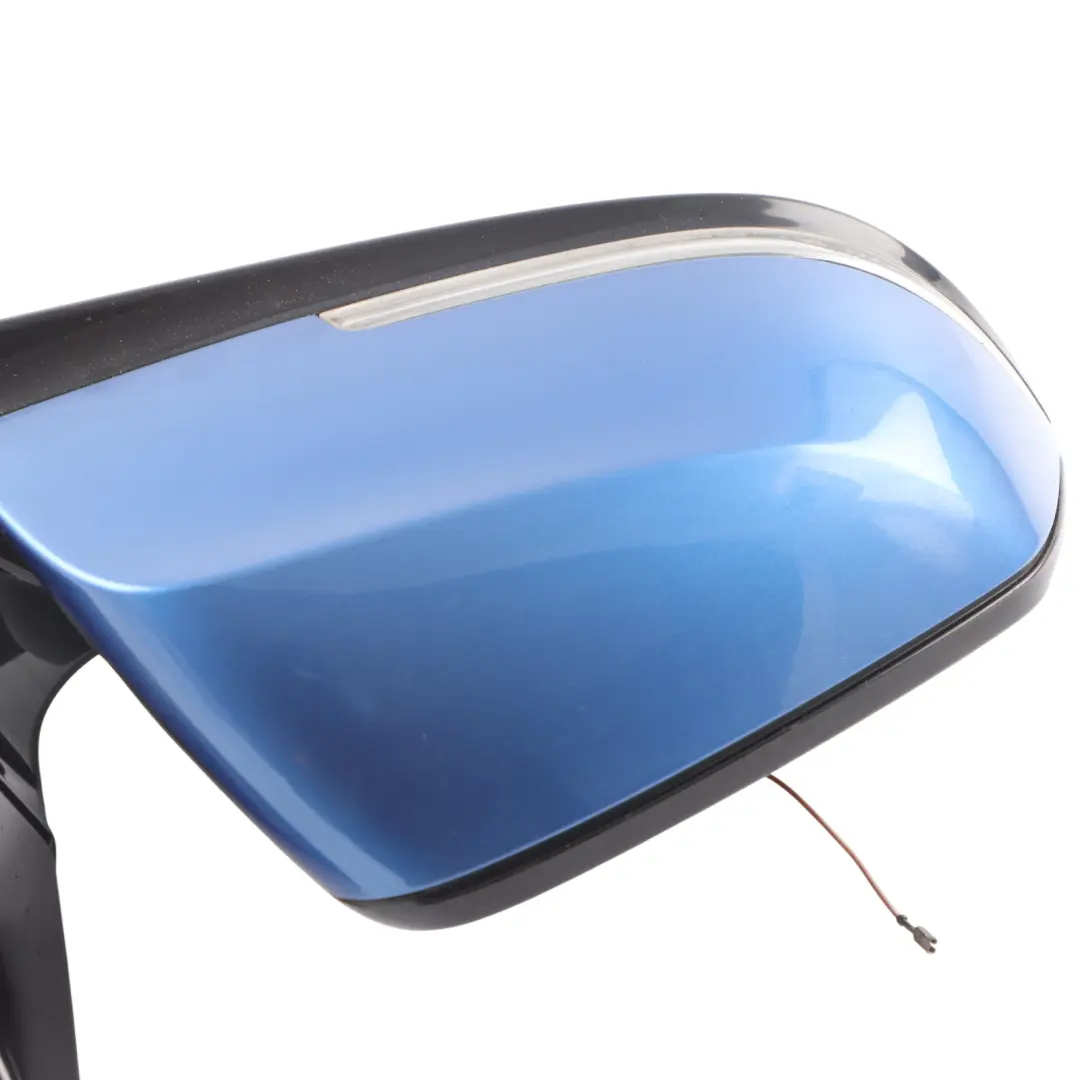 Wing Mirror BMW F30 F31 High Gloss Heated Right O/S Estorilblau Estoril Blue B45