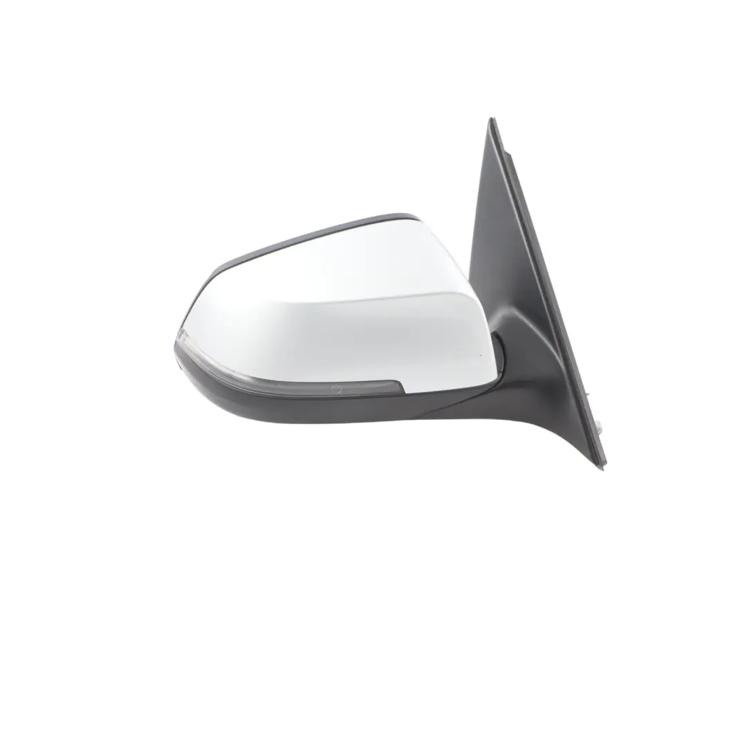 Wing Mirror BMW F10 F11 Heated Right Door O/S Glacier Silver - A83 7350642