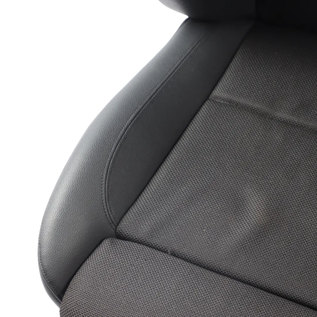 BMW E81 M Sport Front Left N/S Memory Seat Side Black Cloth Imitation Leather