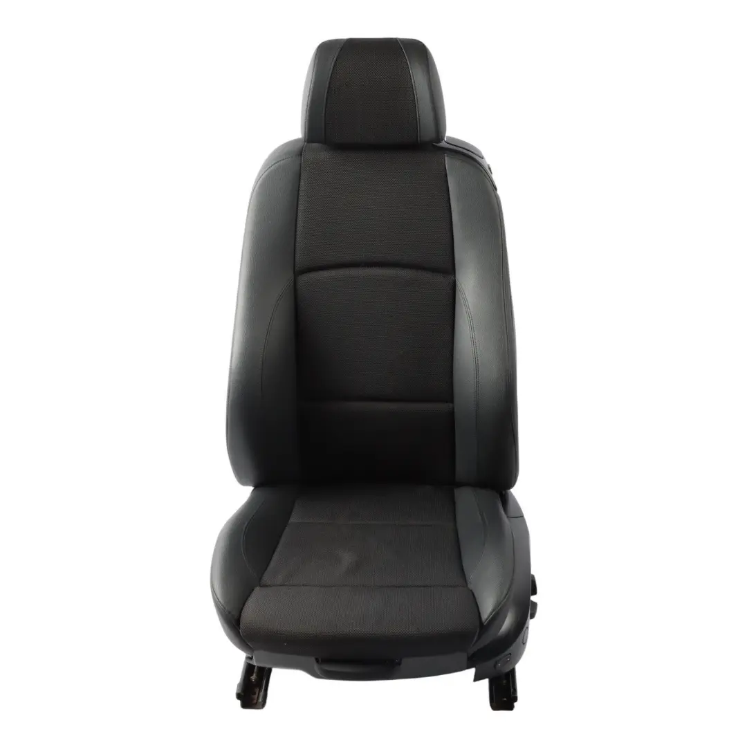 BMW E81 M Sport Front Left N/S Memory Seat Side Black Cloth Imitation Leather