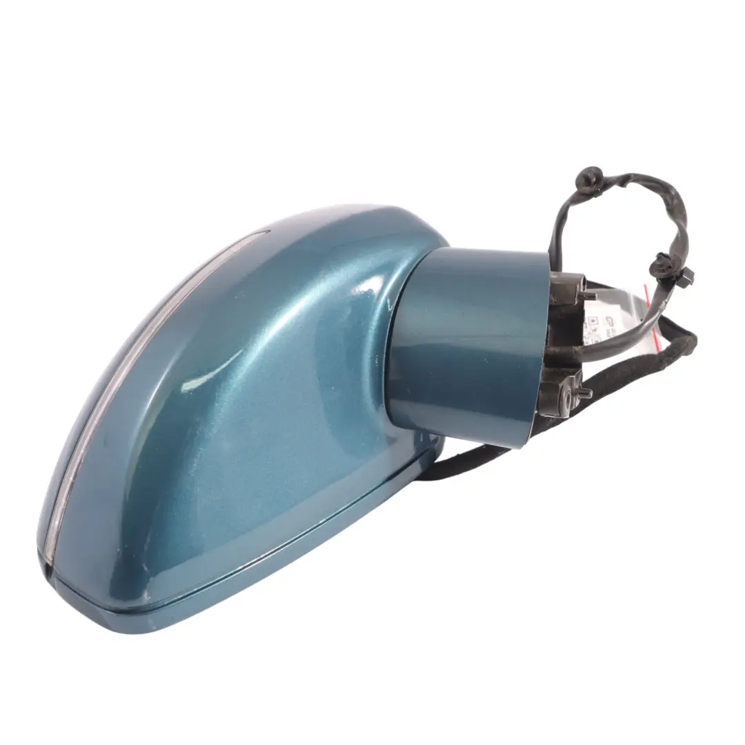 Audi TT 8J Coupe Door Wing Mirror Right O/S Petrol Blue Pearl - X5Z 8J0857502A