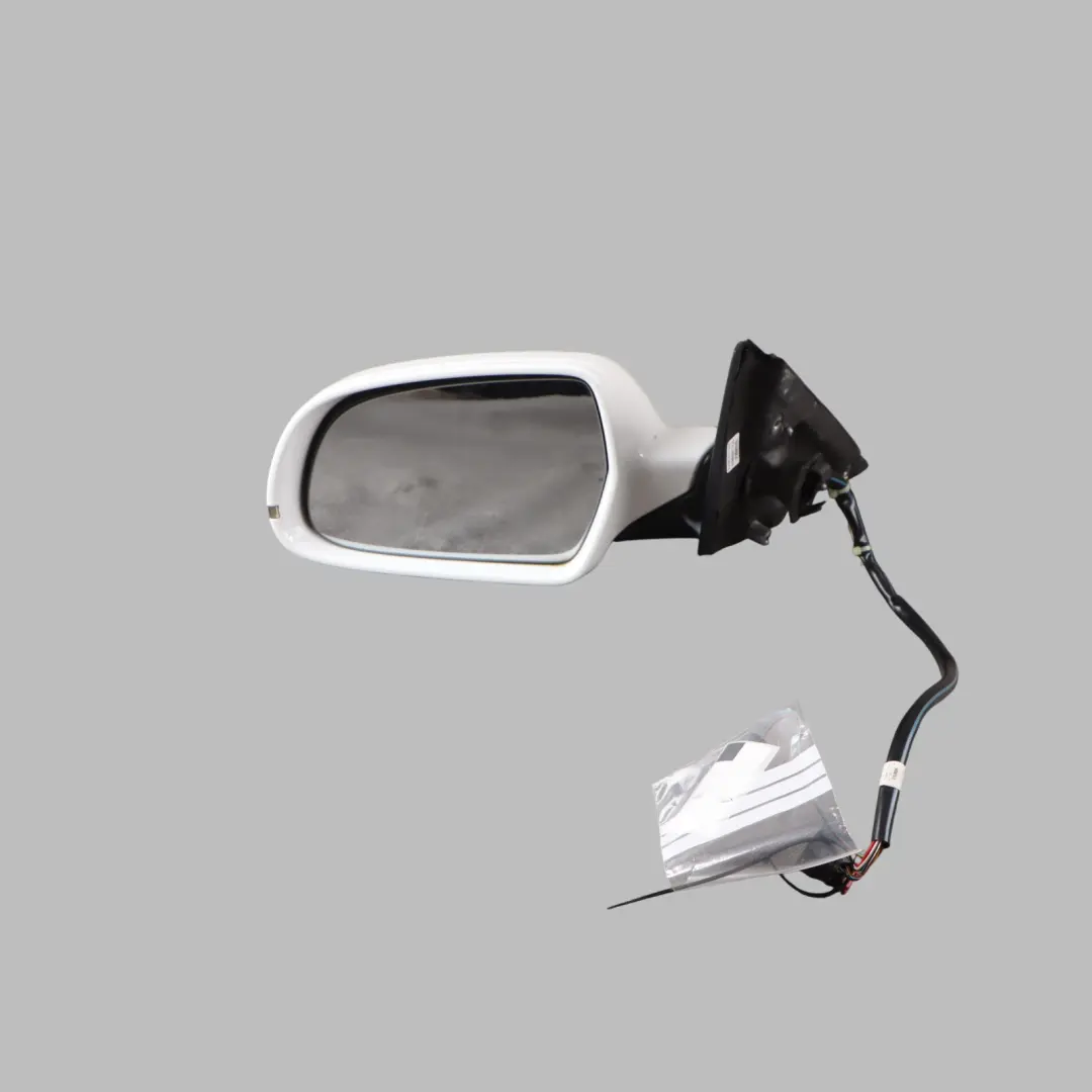 Audi A4 B8 Door Left N/S Mirror Wing Electric Ibis White Y9C 8K2857409AF