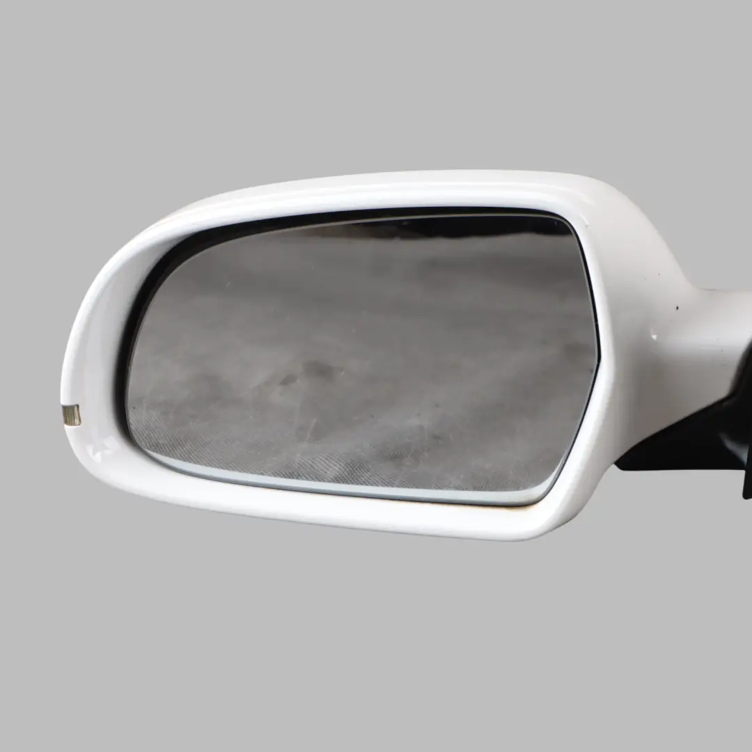 Audi A4 B8 Door Left N/S Mirror Wing Electric Ibis White Y9C 8K2857409AF