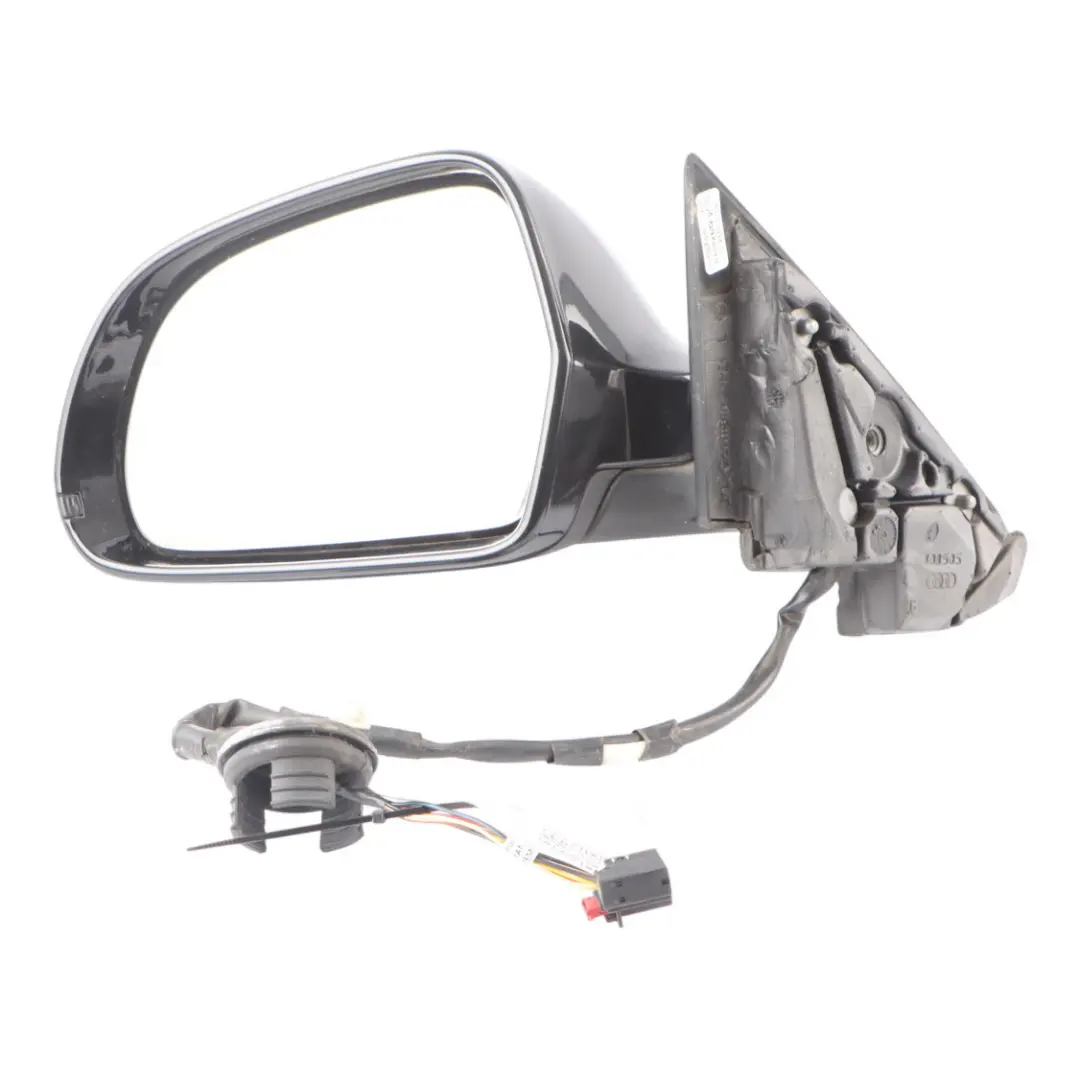 Audi A3 8P Wing Mirror Electric Outside Door Left N/S Phantom Black - Z9Y