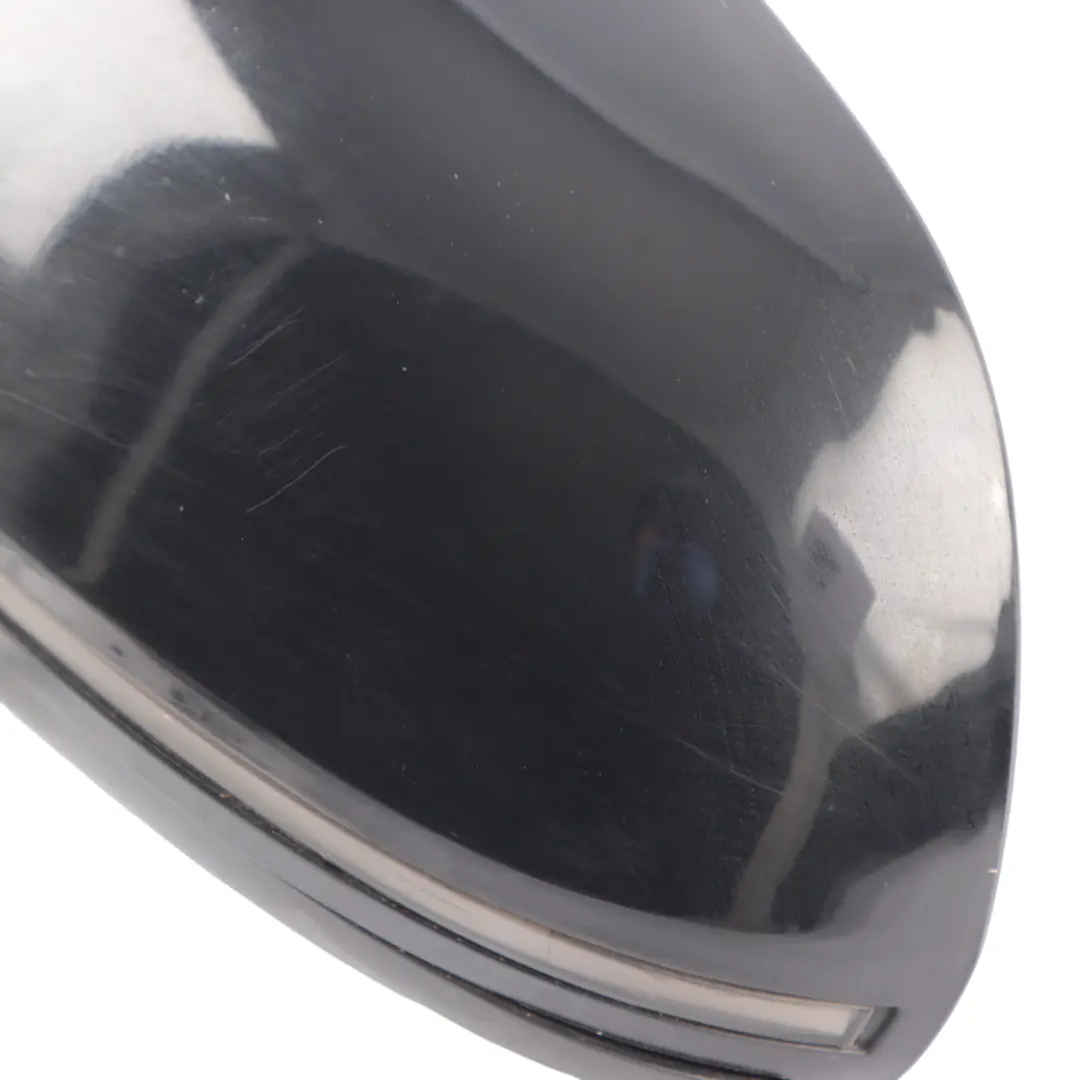 Audi A3 8P Wing Mirror Electric Outside Door Left N/S Phantom Black - Z9Y