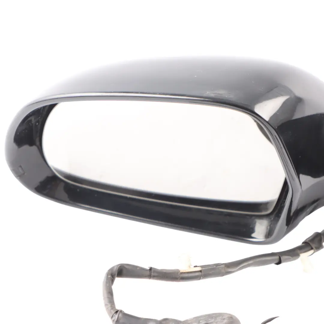 Audi A3 8P Wing Mirror Electric Outside Door Left N/S Phantom Black - Z9Y