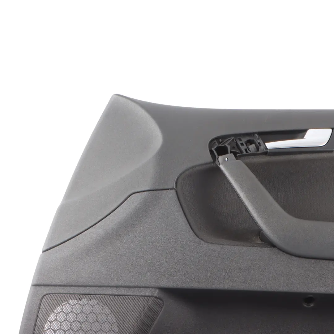 Audi A3 8P Front Door Card Panel Right O/S Soul Black 8P4867104G
