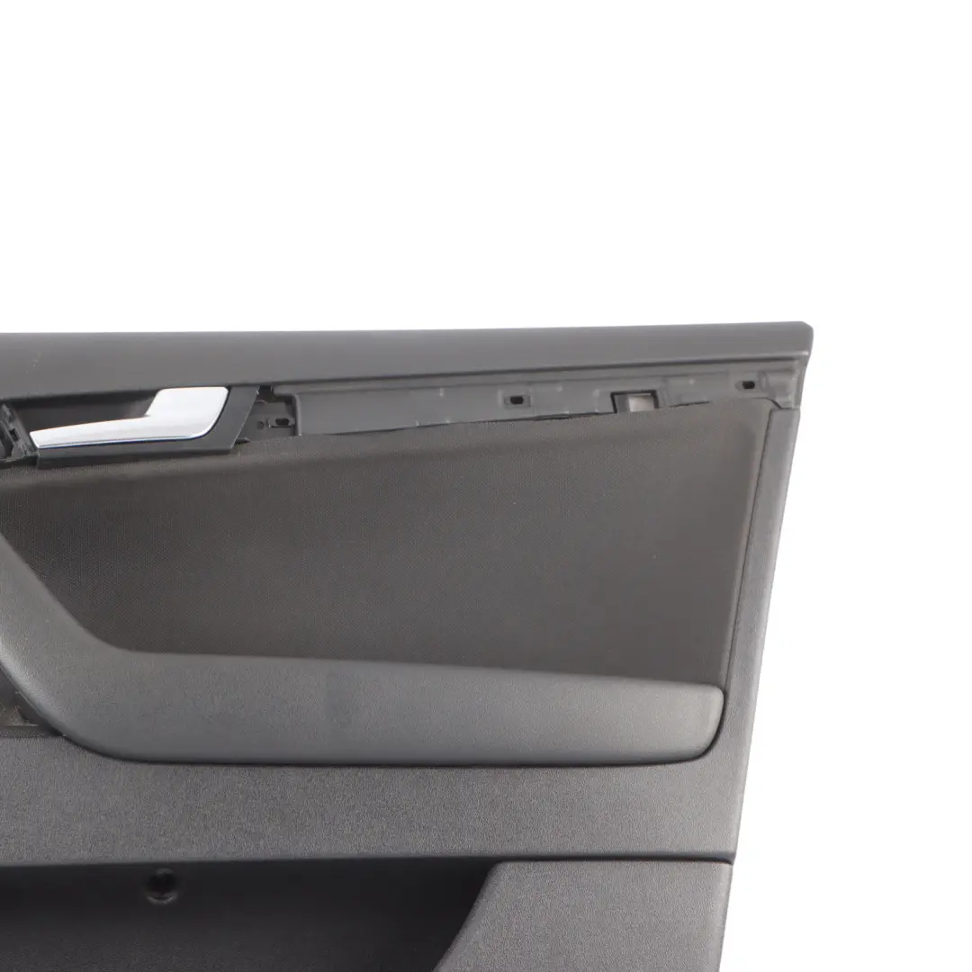 Audi A3 8P Front Door Card Panel Right O/S Soul Black 8P4867104G