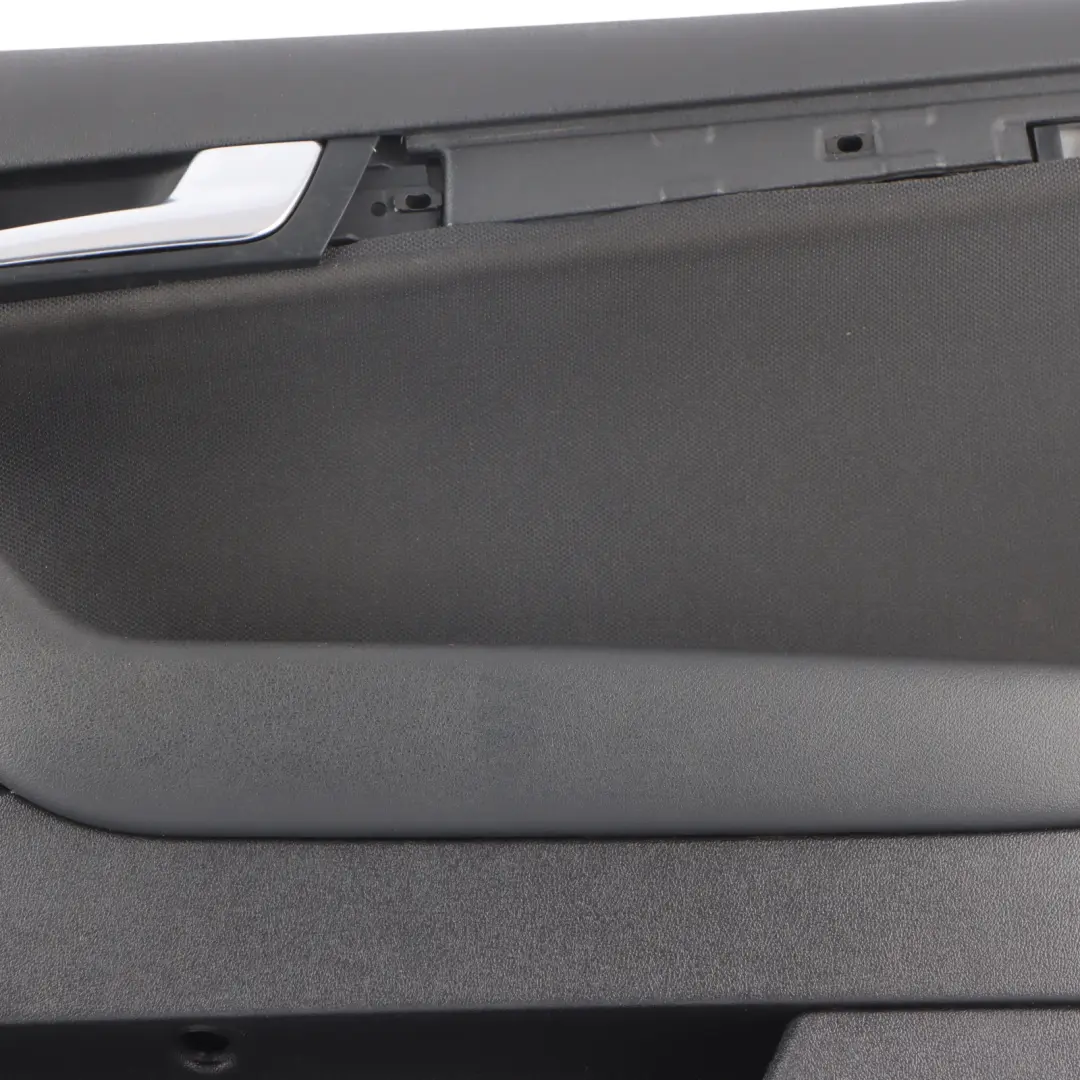 Audi A3 8P Front Door Card Panel Right O/S Soul Black 8P4867104G