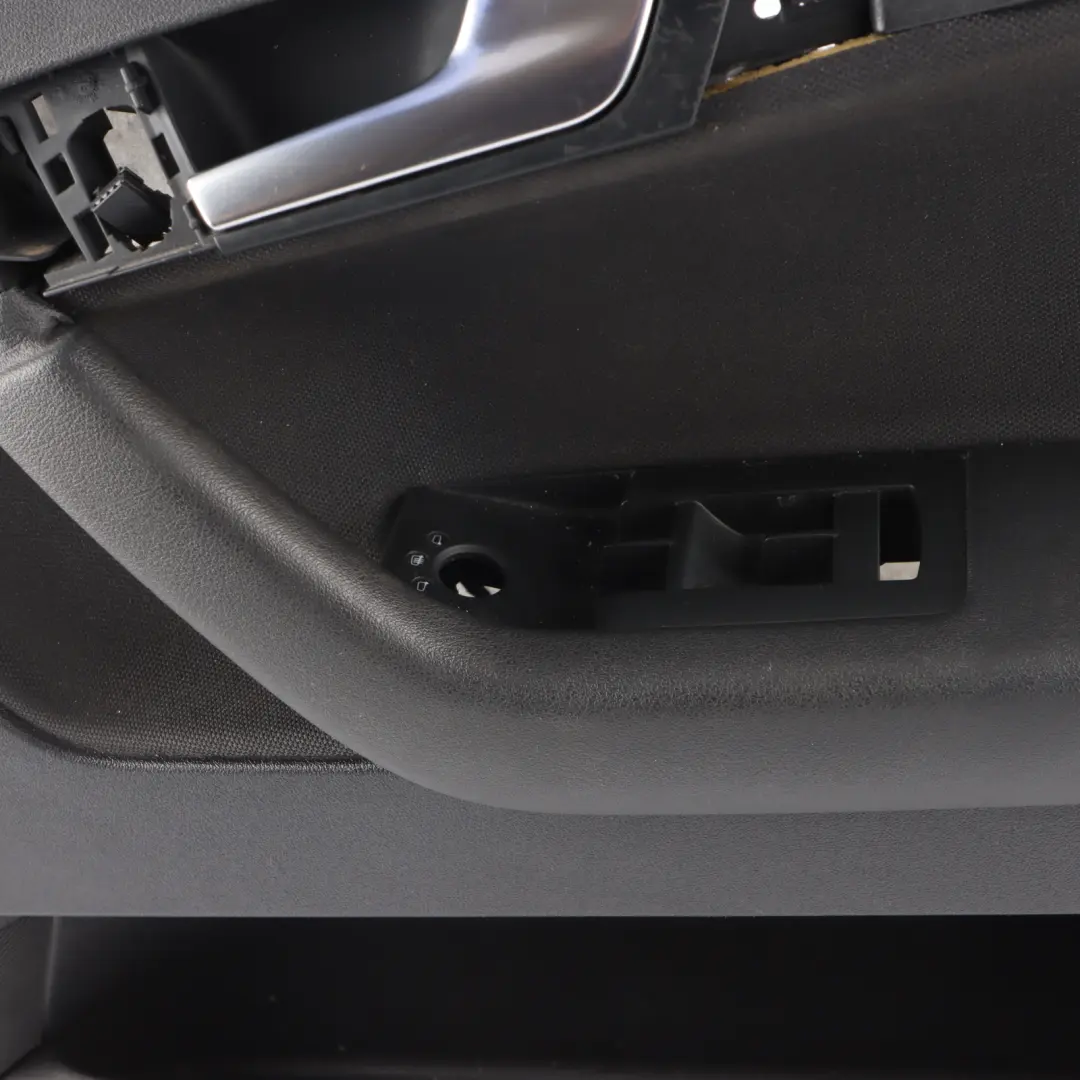 Audi A3 8P Front Door Card Panel Right O/S Soul Black 8P4867104G