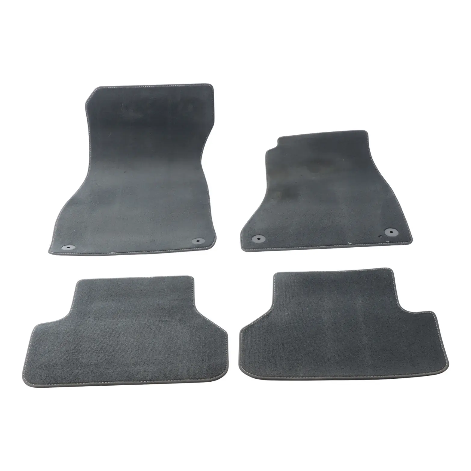 Audi A5 F5 Carpet Floor Mats Velour Soul Black Set Front Rear 8W2863691