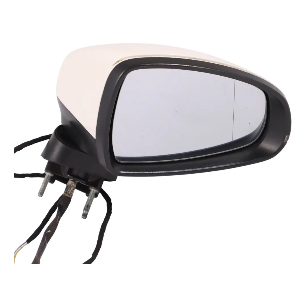 Audi A1 8X Wing Mirror Door Right O/S Amalfi White - Y9K 8X2857410F