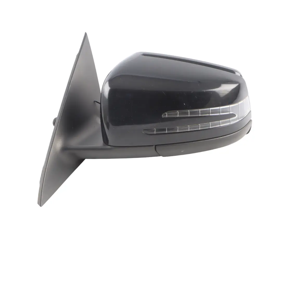 Mercedes C117 Wing Mirror Door Left N/S Auto Dip Power Fold Outside Black