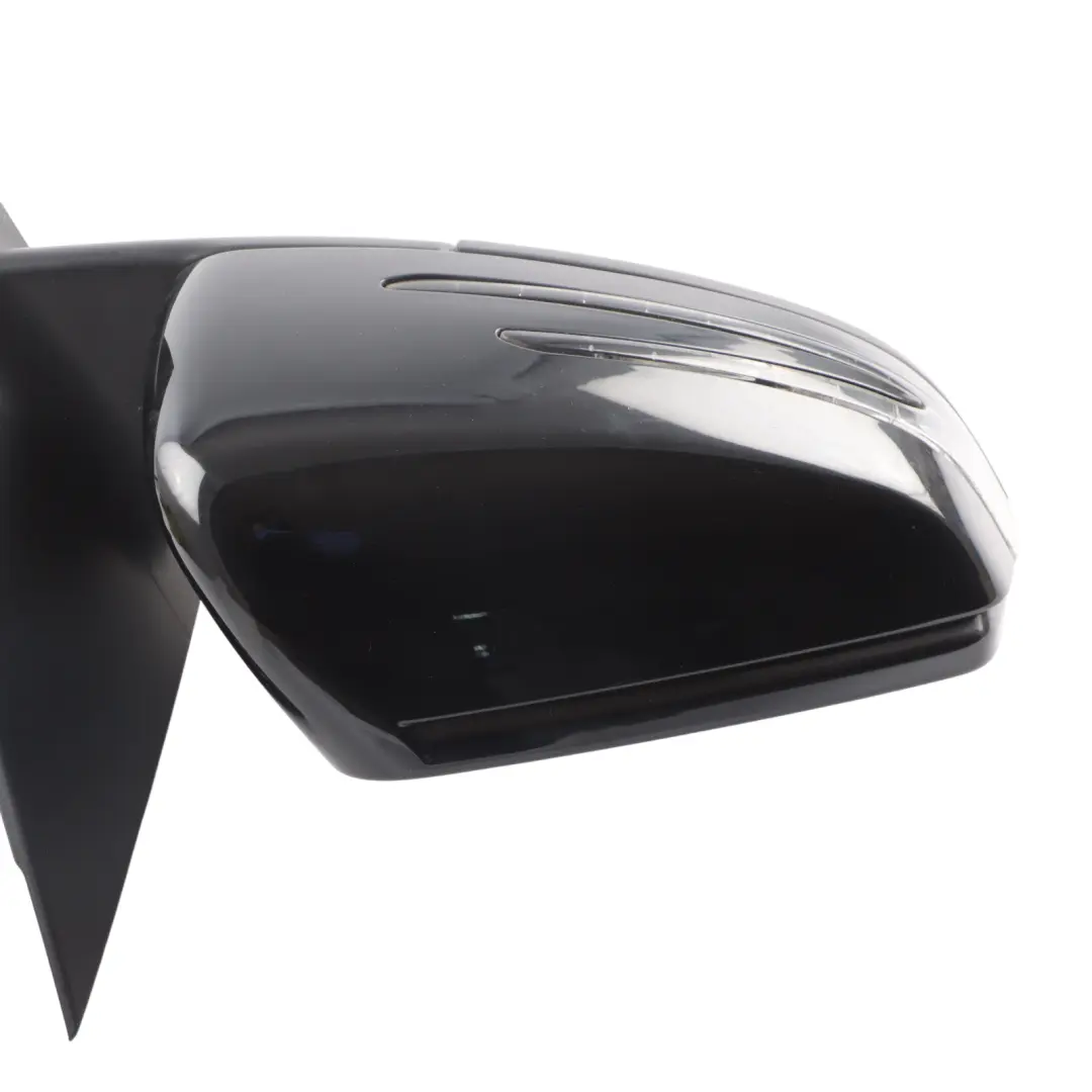 Mercedes C117 Wing Mirror Door Right O/S Auto Dip Power Fold Black